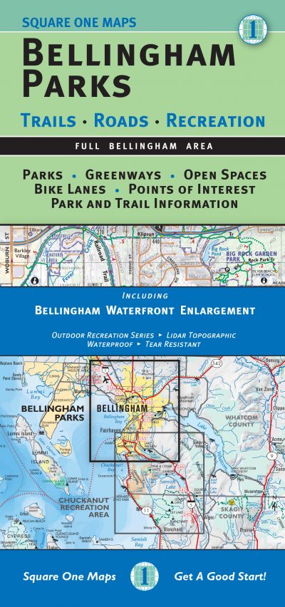 Bellingham Parks Map - Full Bellingham Area